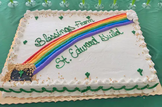 St. Patrick's Day cake